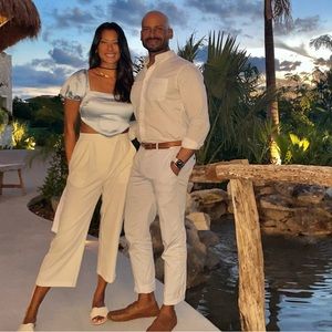 Satin Baby Light Blue Satin Crop Top